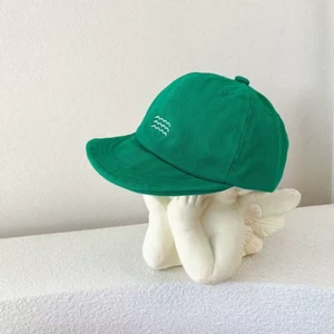 Korean Baby Baseball Cap Adjustable Soft Brim Sun Hat for Toddler Boy Girl Summe - Picture 1 of 10