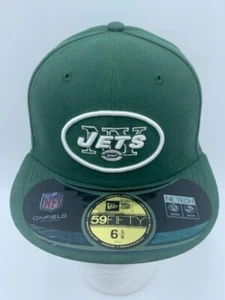Gorra New York Jets New Era 59Fifty Niños Gorra Ajustada Talla 6 5/8 NFL Fútbol Verde - Imagen 1 de 11