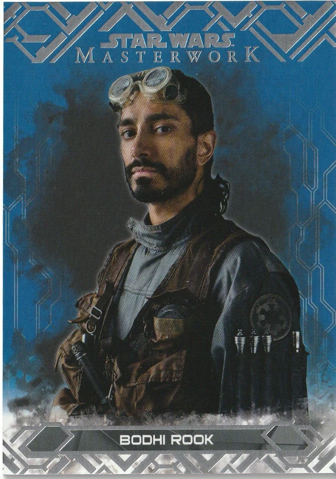 2017 TOPPS STAR WARS MASTERWORK BODHI ROOK BLUE PARALLEL #19 - Image 1 of 1