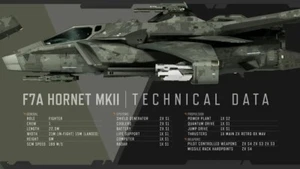 Star Citizen F7a Hornet Ship - Picture 1 of 2