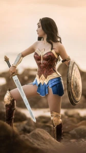 Justice League Wonder Woman Diana Prince Cosplay Props Costume Halloween Gift - Picture 1 of 6