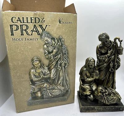 Figura Belén Jesús Sagrada Familia Dickson Llamada a Orar Inspiradora con CAJA Foto 1 de 4