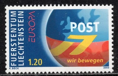 EUROPA 2003 - Liechtenstein - Poster Art - MNH Mini Sheet - Image 1 of 2