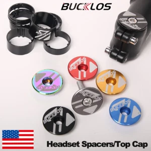 Auriculares de vástago de aluminio para lavadora espaciadores 1-1/8" sin rosca MTB XC para bicicleta pieza - Imagen 1 de 23
