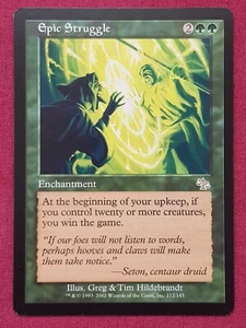 Magic The Gathering JUDGMENT EPIC STRUGGLE green card MTG - Picture 1 of 2