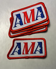 Motorradaufnäher AMA American Motorcyclist Assoc 3" breiter Ama Aufnäher AMA Aufnäher
