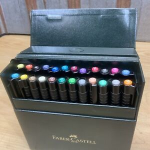 Faber Castell India Ink Pitt Brush Artists Pen Gift Box Set of 24