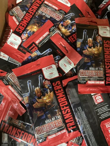Transformers Rise Of The Combiners Booster Pack LOT Of 10 For Card game TCG Cover