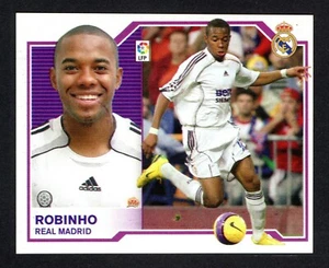 ROBINHO / ROBSON DE SOUZA - REAL MADRID 2007-08 CROMO PANINI LA LIGA ESTE 07/08 - Picture 1 of 2