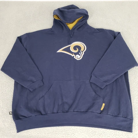 St Louis Rams Sweater Mens 5X Blue NFL Deadstock Sweatshirt NFL Hoodie New Cover
