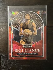 2023-24 Prizm Draft Picks Ausar Thompson Brilliance RC Red Ice #12