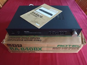 Rotel RA-840BX Stereo Integrated Amplifier Vintage 1986 1. Hand - Phono Eingang - Bild 1 von 10