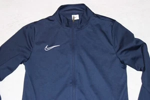 NIKE DRY ACADEMY DRI-FIT TRACKSUIT TRACK JACKET NAVY BLUE SIZE MEDIUM M MENS B84 - Picture 1 of 5