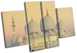 Islam Temple Muslim Architecture MULTI CANVAS WALL ART Picture Print - Picture 1 of 1