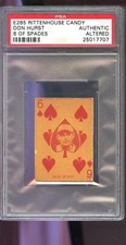 1933 E285 Rittenhouse Candy 6 Of Spades Don Hurst PSA A Graded Baseball Card