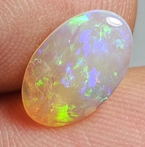 VENTA Ópalo Lightning Ridge Pulido 0.8 Quilates Cristal Verde Lapidario Ópalo Subasta - Imagen 1 de 20