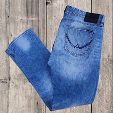 Men's Superdry Corporal Slim  Blue Denim Jeans Straight Zip Fly  W37L32