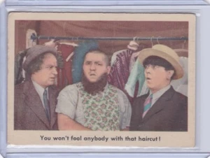 1959 Fleer The Three Stooges Trading Card #64 You Won't Fool Anybody - Ex - Picture 1 of 2