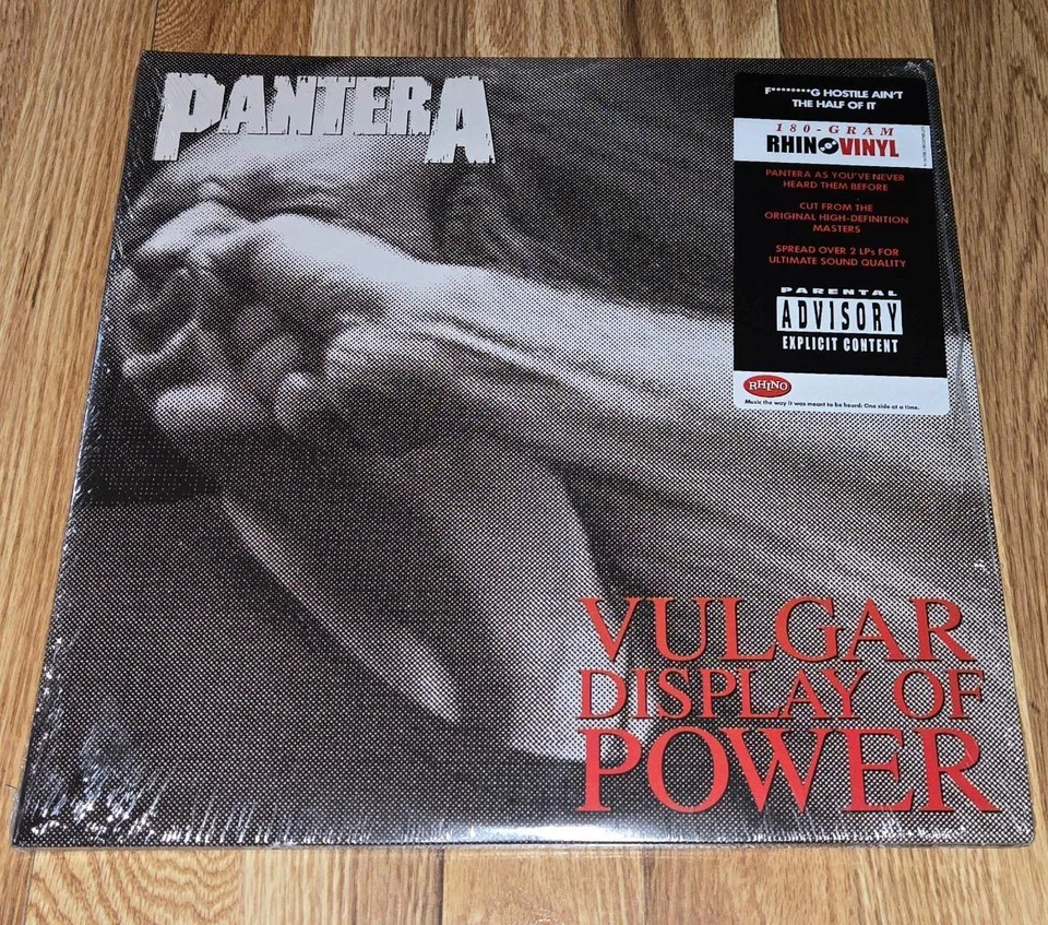 Pantera VULGAR DISPLAY OF POWER 2 LP 180 gram rhino vinyl 2020 MINT - Image 1 of 1