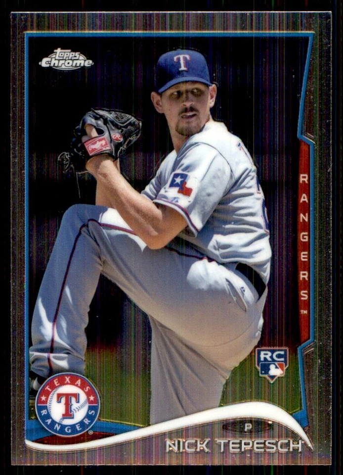 2014 Topps Chrome Update Nick Tepesch Texas Rangers #MB-24 - Image 1 of 2