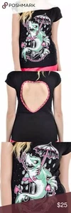 Too Fast - Banjo & Cake - Fiona Fin - New Ladies Tee - Size Small - Picture 1 of 2