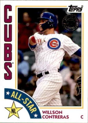 2019 Topps 1984 Topps All-Stars #84AS-WC Willson Contreras Chicago Cubs - Image 1 of 2