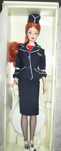 THE STEWARDESS SILKSTONE BARBIE - NRFB - Gold Label - Picture 1 of 11