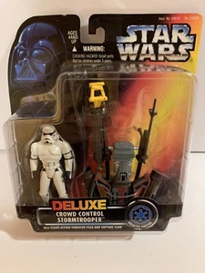 1996 New MOC Star Wars Crowd Control Stormtrooper - Picture 1 of 5