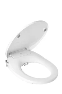 JEP102U Bidet manuale doppio ugello per WC rotondo con sedile a chiusura morbida NUOVO - Foto 1 di 6