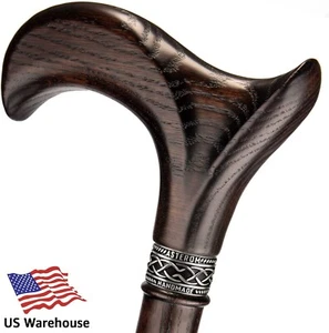 Extra Tall Derby Walking Cane 39" for Tall Men and Women - Cool Wooden Canes - Picture 1 of 11