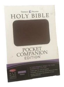 Thomas Nelson Holy Bible Pocket Companion Edition NKJV NEW IN BOX 6.75X4.75'' - Imagen 1 de 3