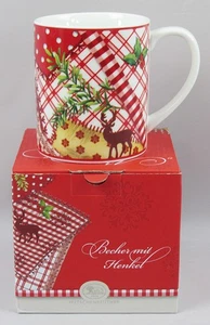 Hutschenreuther Mug - STAG - Christmas Festive Xmas Porcelain Boxed New - Picture 1 of 9