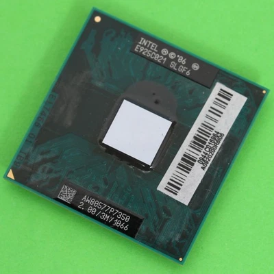 Intel Core 2 Duo Mobile P7350 CPU Processor 2.0GHz 3MB Cache 1066MHz FSB SLGF6 - Image 1 of 3
