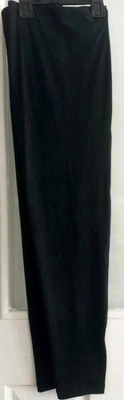 M&S Womens High Rise Suedette Leggings Black Size 24 Regular BNWT - Image 1 of 4