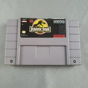 Jurassic Park (Super Nintendo SNES) autentico - Foto 1 di 5