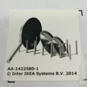 IKEA VARIERA Stainless Steel Pot Lid Organizer Expandable Dish Rack 701.548.00 - Picture 1 of 7