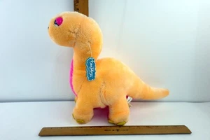 Vintage DinoSnores peluche dinosauro Commonwealth DinoMites 1986 Brontosaurus - Foto 1 di 10