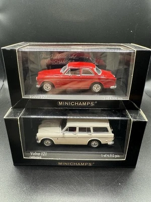Volvo 12 amazon coupè e break  Minichamps scala 1/43, prima serie rare in box  - Immagine 1 di 4