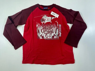 Naartjie мальчиков 100% хлопок вертолет ущелье тепловой реглан длинным рукавом рубашка 9 - Изображение 1 из 4