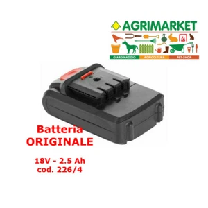 Batteria ORIGINALE Stocker Litio pompa elettrica 18V 2,5 Ah 226/4 (226 227 228) - Foto 1 di 1