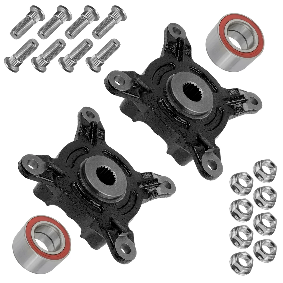 Buje de rueda delantero L&R con cojinete y herrajes para Polaris Sportsman 700 2002 Foto 1 de 4