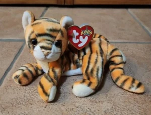 Ty Beanie Baby INDIA the Tiger RETIRED - Picture 1 of 9