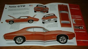 1968 PONTIAC GTO ORIGINAL IMP BROCHURE SPECS INFO 68 400 RAM AIR 69 70 JUDGE★★ - Picture 1 of 1