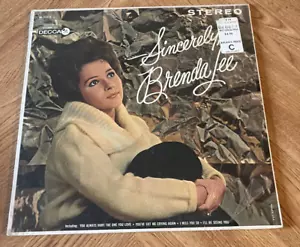 Brenda Lee "Sincerely" LP Decca DL 74216 1962 Pop Vocal VG++/VG+ - Foto 1 di 5