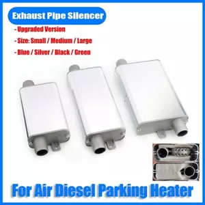 Upgraded 24mm Exhaust Pipe Silencer Muffler For Car Air Diesel Heater S M L CN @ - Foto 1 di 21