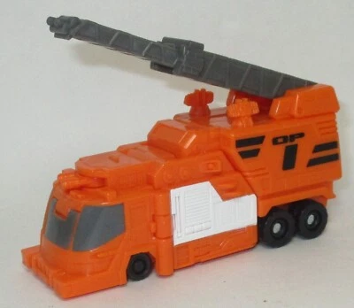 Transformers Energon Optimus Prime Orange Arm OP-1 Figure Fire Truck 2003 Hasbro - Image 1 of 4