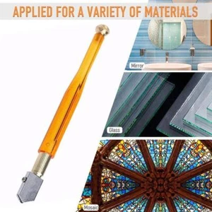 1x Professional Glass Cutter Oil Lubricated Cutters Grip Carbide With O ha GTR7 - Picture 1 of 12
