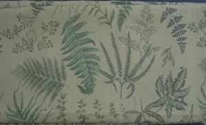 Waverly Sun N Shade FAIR OAKS Gold Indoor Outdoor Stoff 2 1/3 Yards Farnblätter - Bild 1 von 3