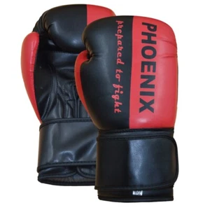 PX Boxhandschuh "Prepared to Fight" PU schwarz-rot Training Klettverschluss - Bild 1 von 45