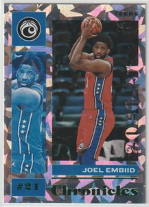 Panini Chronicles #13 Joel Embiid 2020-21 hielo agrietado verde - Imagen 1 de 2